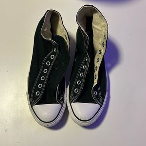 Men’s High Top Converse (Black/White) Size 9